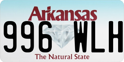 AR license plate 996WLH