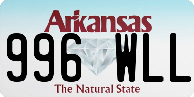AR license plate 996WLL