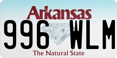 AR license plate 996WLM
