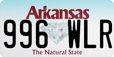 AR license plate 996WLR