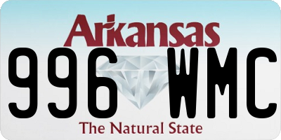 AR license plate 996WMC