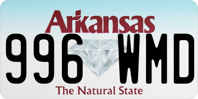 AR license plate 996WMD
