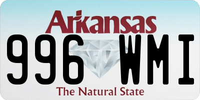 AR license plate 996WMI