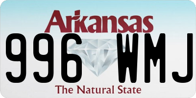 AR license plate 996WMJ