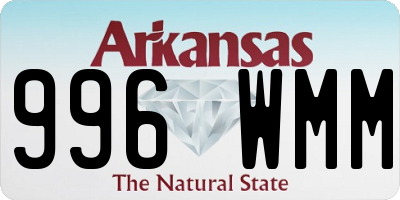 AR license plate 996WMM