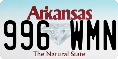 AR license plate 996WMN