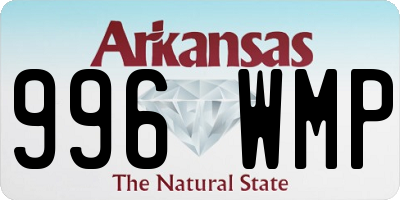 AR license plate 996WMP