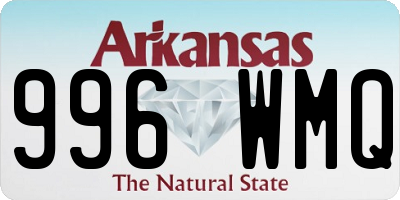 AR license plate 996WMQ
