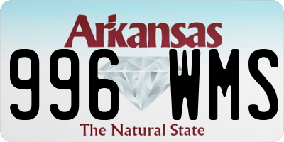 AR license plate 996WMS