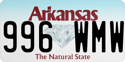 AR license plate 996WMW