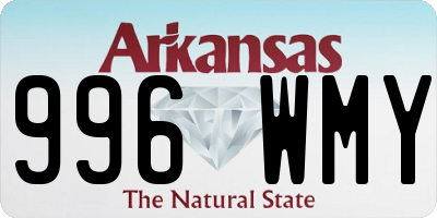 AR license plate 996WMY