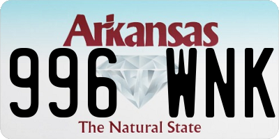 AR license plate 996WNK