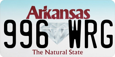 AR license plate 996WRG