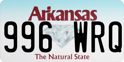 AR license plate 996WRQ