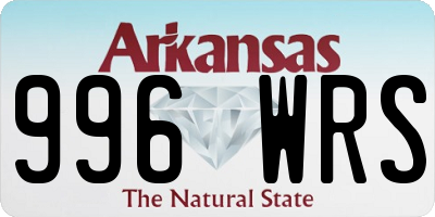 AR license plate 996WRS