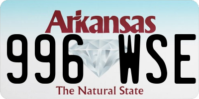 AR license plate 996WSE