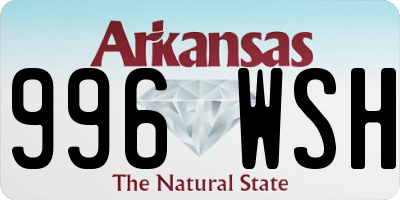 AR license plate 996WSH