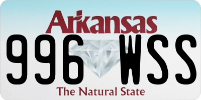 AR license plate 996WSS