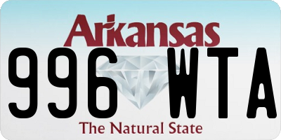 AR license plate 996WTA