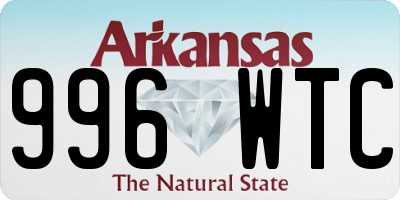 AR license plate 996WTC