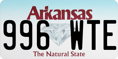 AR license plate 996WTE