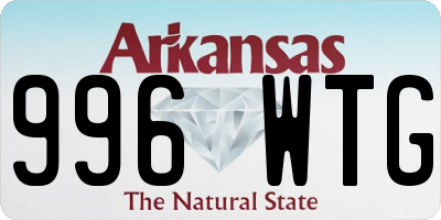 AR license plate 996WTG