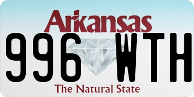 AR license plate 996WTH