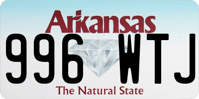 AR license plate 996WTJ