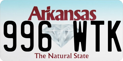 AR license plate 996WTK