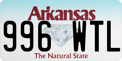 AR license plate 996WTL