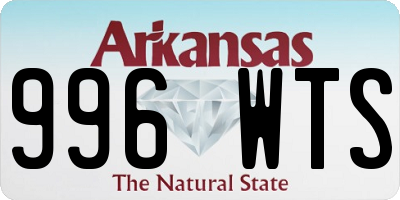 AR license plate 996WTS