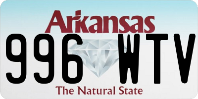 AR license plate 996WTV