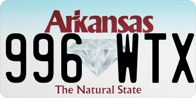 AR license plate 996WTX