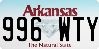AR license plate 996WTY