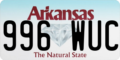 AR license plate 996WUC