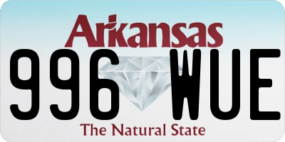 AR license plate 996WUE