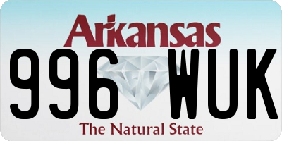 AR license plate 996WUK