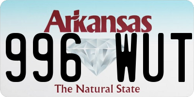 AR license plate 996WUT