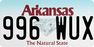 AR license plate 996WUX