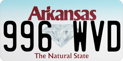 AR license plate 996WVD