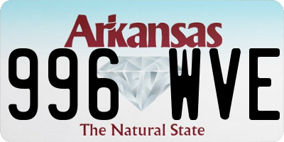 AR license plate 996WVE