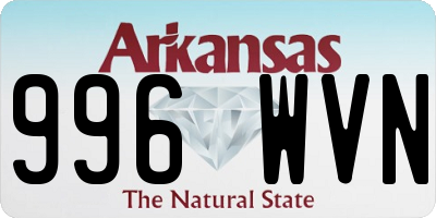 AR license plate 996WVN