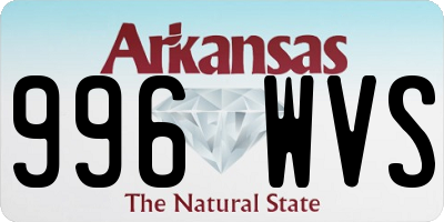 AR license plate 996WVS