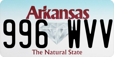 AR license plate 996WVV