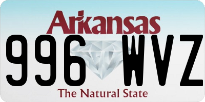 AR license plate 996WVZ