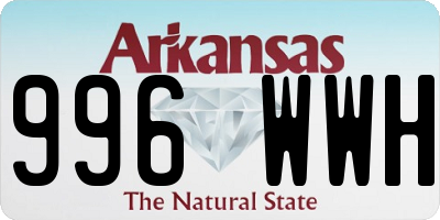 AR license plate 996WWH