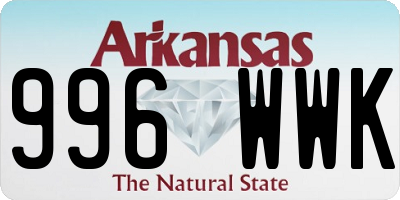 AR license plate 996WWK