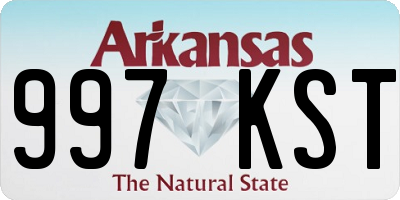 AR license plate 997KST