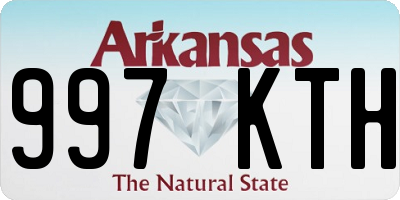 AR license plate 997KTH