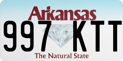 AR license plate 997KTT